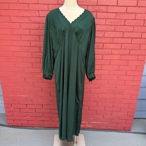 GAP Satin Empire Midi Dress Womens Size XL Lace Trim Cottagecore Glam Elegant